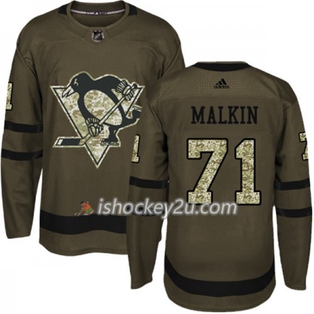 Mænd NHL Pittsburgh Penguins Trøje Evgeni Malkin 71 Adidas 2017-2018 Camo Grøn Authentic Mænd NHL Pittsburgh Penguins Trøje Evgeni Malkin 71 Adidas 2017-2018 Camo Grøn Authentic